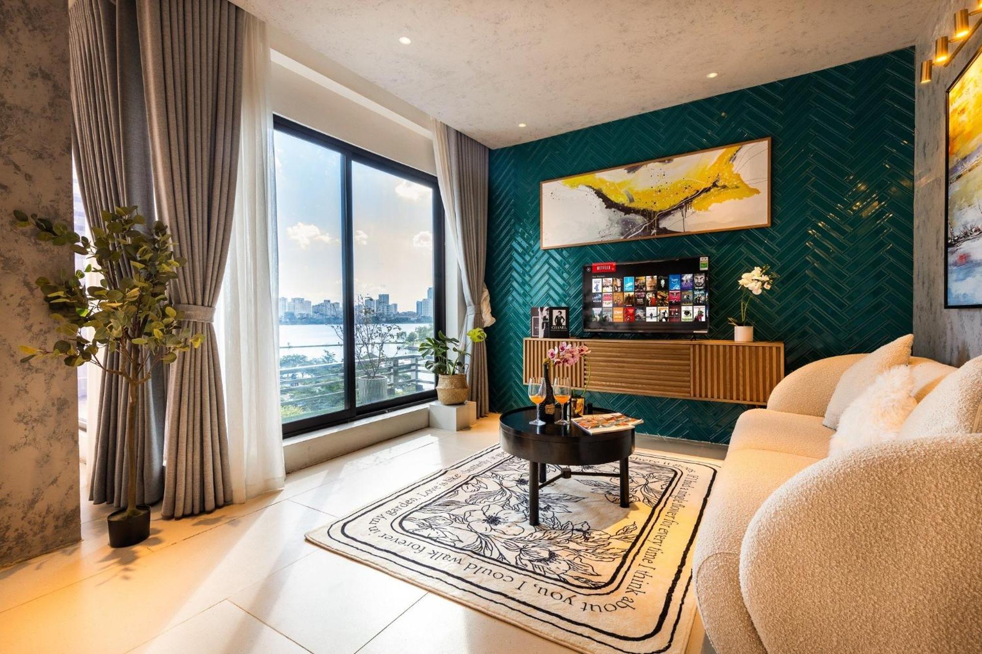 M Apartment Lakeside - Cara Rustic Hanói Exterior foto