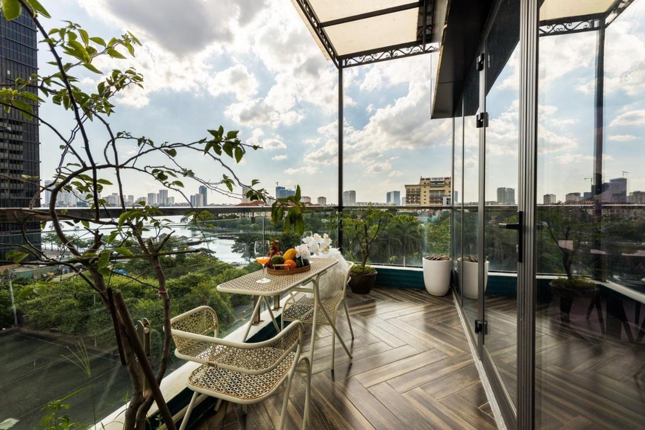M Apartment Lakeside - Cara Rustic Hanói Exterior foto
